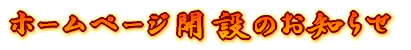 �z�[���y�[�W�J�݂̂��m�点