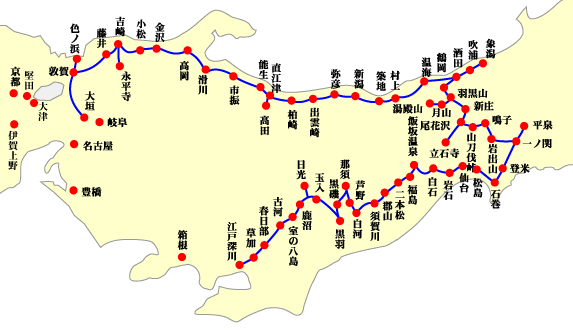 芭蕉の足跡 奥の細道 -芭蕉と伊賀